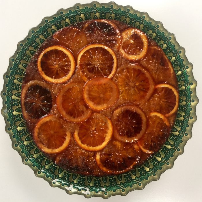 Blood Orange & Hazelnut Cake