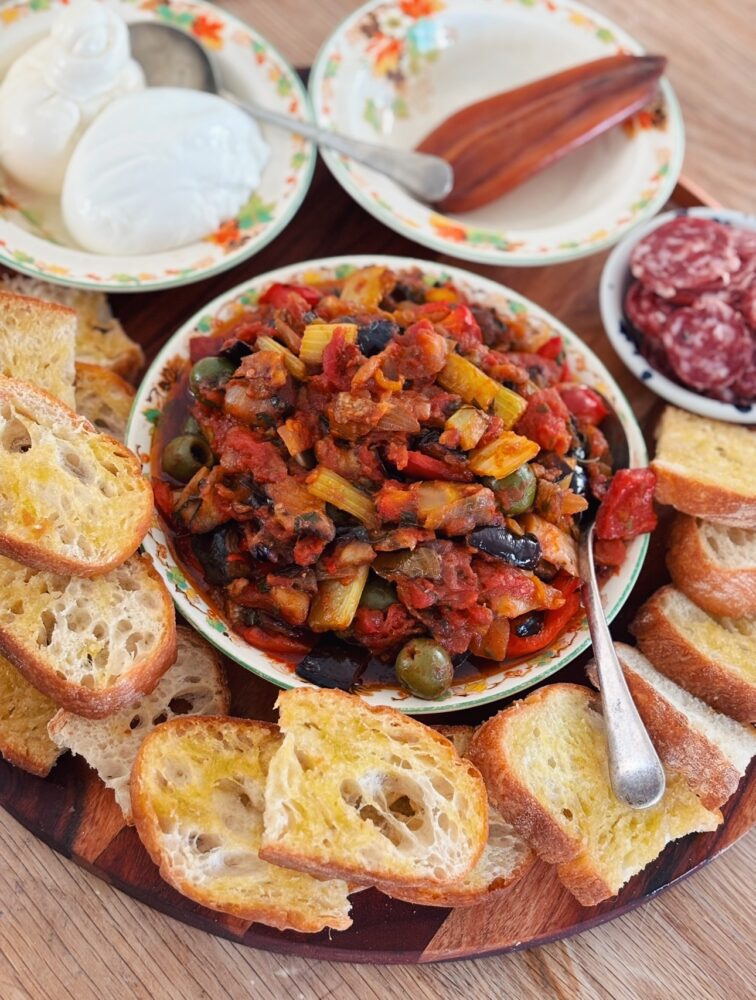 Sunday, 3 May 2025
10am till 2pm
$220
Angela is very excited to be continuing her series of Italian Regional cooking and baking workshops for 2025 to celebrate her Italian heritage!Join me for a 3 course Sicilian inspired lunch. We will cook and bake 3 meals typical of the Italian region - Sicilia. My love of Italian cooking and baking steams from my southern Italian heritage, where both my parents hailed from the Italian region of Calabria. Whilst, I am very familiar with the Italian cuisine of the south, I have an interest in the traditional cuisine of all Italian regions - north, south, and everything in-between!In this regional Italian cooking class of Sicily, we will commence with 'Bruschetta Caponata', then we will hand-make fresh 'Busiate pasta con Pesto Trapanese' - so very typically Sicilian! To finish, we will treat ourselves to 'Sfinci' - Sicilian Doughnuts!Join me for a wonderful day of cooking and baking Sicilian style!This class has some demonstration & is mostly hands-on.TO BOOK USING GIFT VOUCHER: Please email angela@thevillagecooks.com.au with your contact details and voucher number. Angela will reply with booking confirmation or if extra payment is required.MORE INFORMATION BELOW: